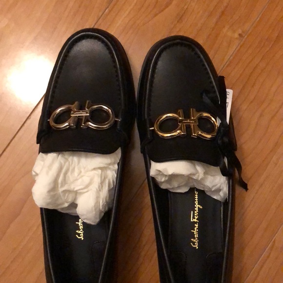 Ferragamo rolo loafers reversible logo
